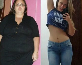 Elena Vitale - prima e dopo Keto Slim Cream